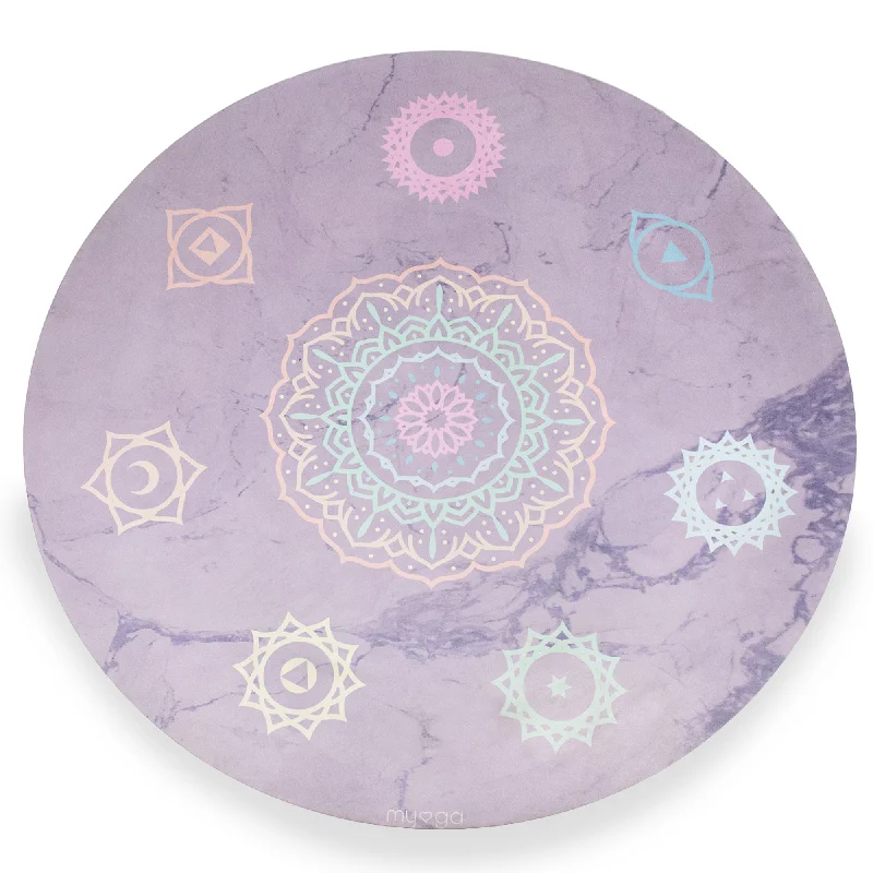 Price Break Round Yoga Meditation Mat - Chakra