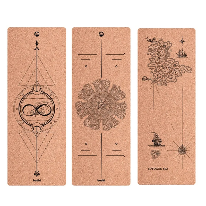 Price Cut TPE+Cork Non-slip Yoga Mat