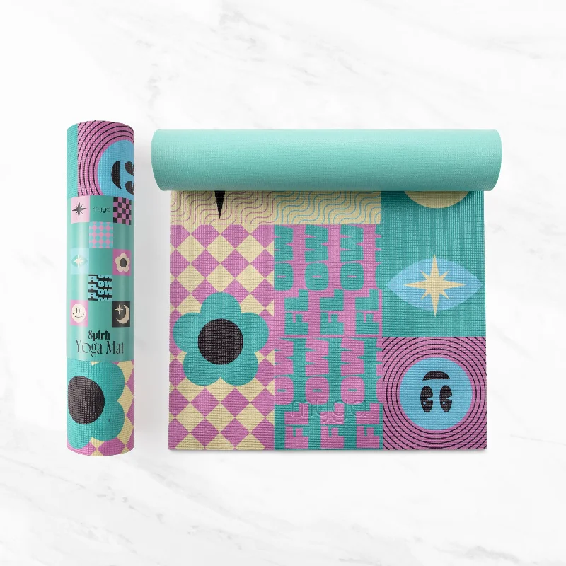 Savings Event Spirit Mat For Yoga & Fitness Non Slip