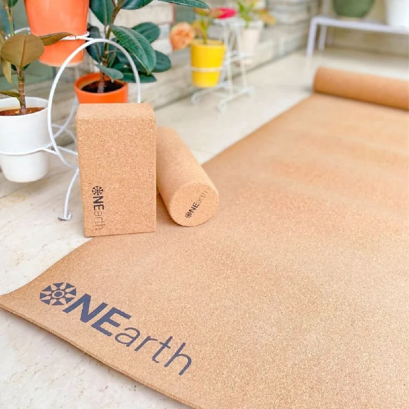 Blowout Deals ONEarth Cork Yoga Mat (Rubber Amalgamated)
