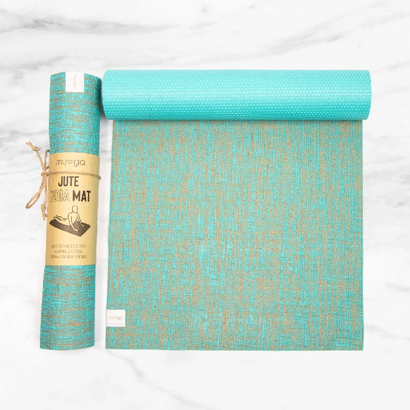 Price Buster Jute Mat - Aqua