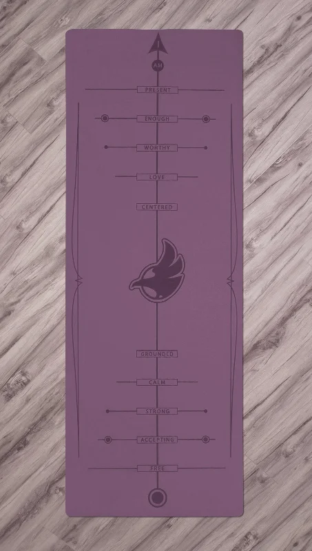 Final Clearance Affirmation Fitness | Yoga Mat - Purple