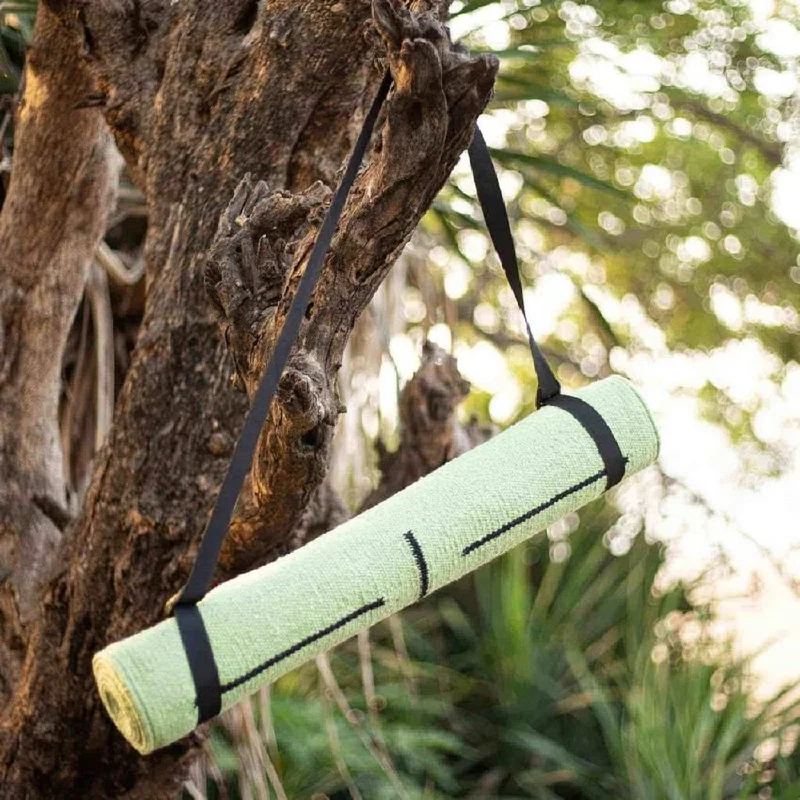 The Best Prices Dvaar Cotton Yoga Mat - Gemstone Series / Amethyst Green