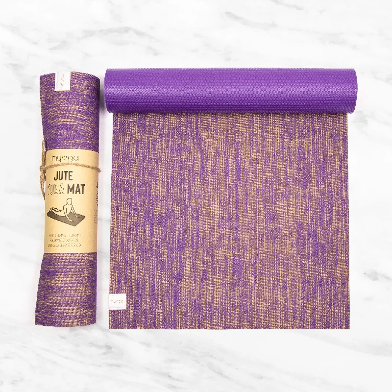Deal Explosion Jute Mat - Purple