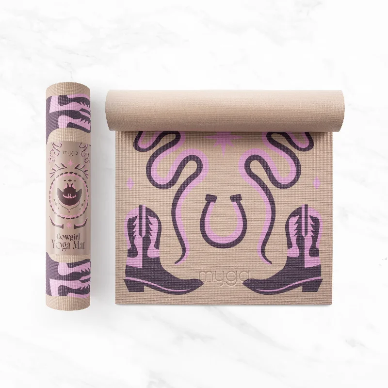 Inventory Reduction Cowgirl Mat For Yoga & Fitness Non Slip