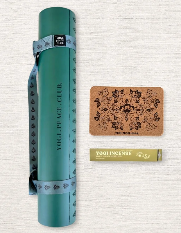Special Price 5mm Yoga Pack - Lotus Forrest Deluxe Yoga Mat + Block + Strap + Incense Special Price 5mm Yoga Pack - Lotus Forrest Deluxe Yoga Mat + Block + Strap + Incense