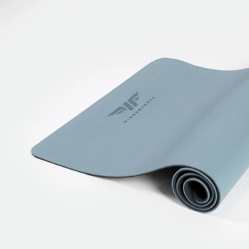 Best Bargains TRAINING-MAT-DOUBLE LAYER-180CM*80CM*8 M.M (CHAMBRAY-BLUE)