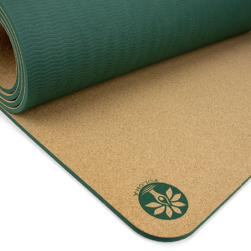 Special Buy Tropical Vibes Aura Cork Yoga Mat