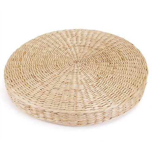 Price Reduction 45cm Round Pouf Tatami Cushion Floor Cushions Natural Straw Meditation Yoga Mat Price Reduction 45cm Round Pouf Tatami Cushion Floor Cushions Natural Straw Meditation Yoga Mat