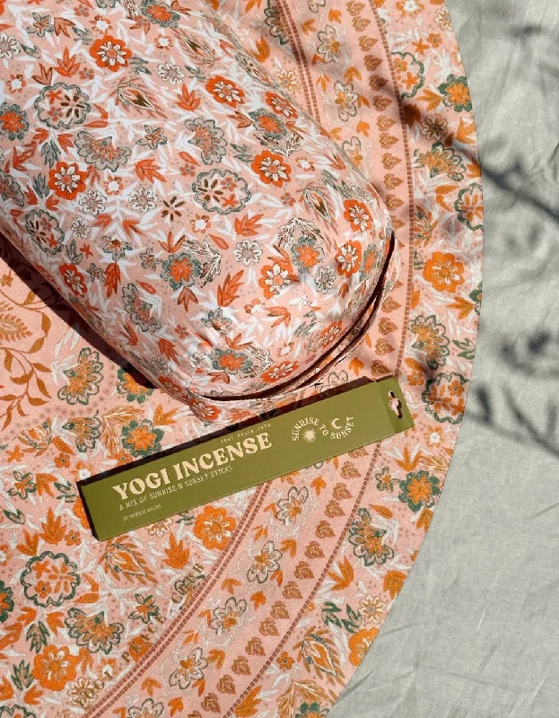 Price Rollback Bolster + Meditation Pack - Salty Peach