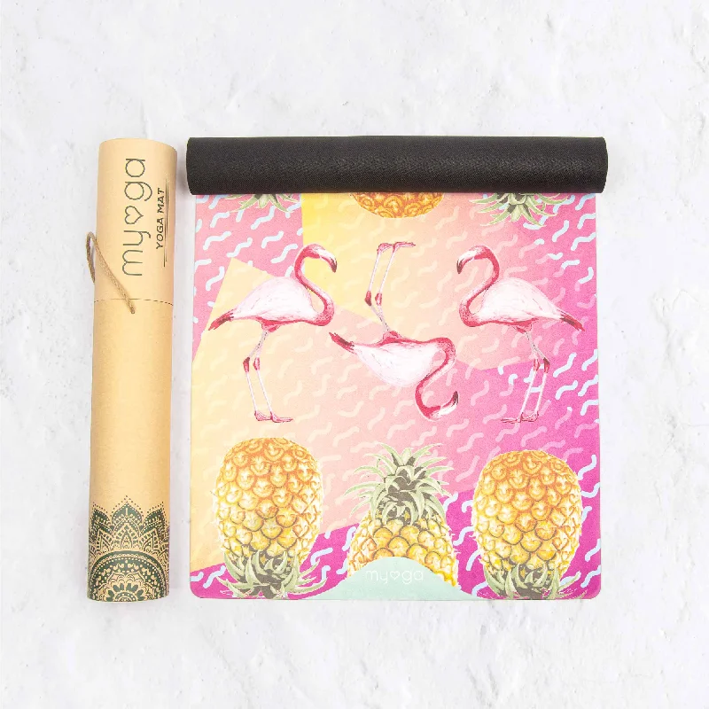 Best Bargains Tropical Luxurious Vegan Suede Yoga Mat