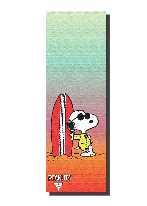 Shop and Save Ascend Yoga Mat Peanuts Snoopy Surf Mat