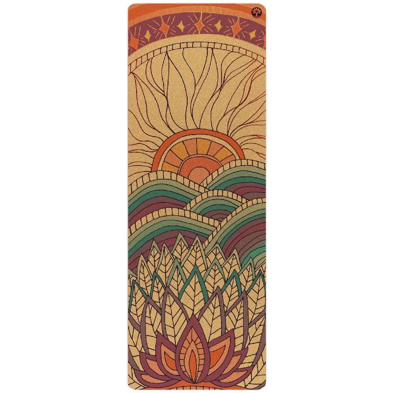 Special Promotion Mountain Magic Aura Cork Yoga Mat