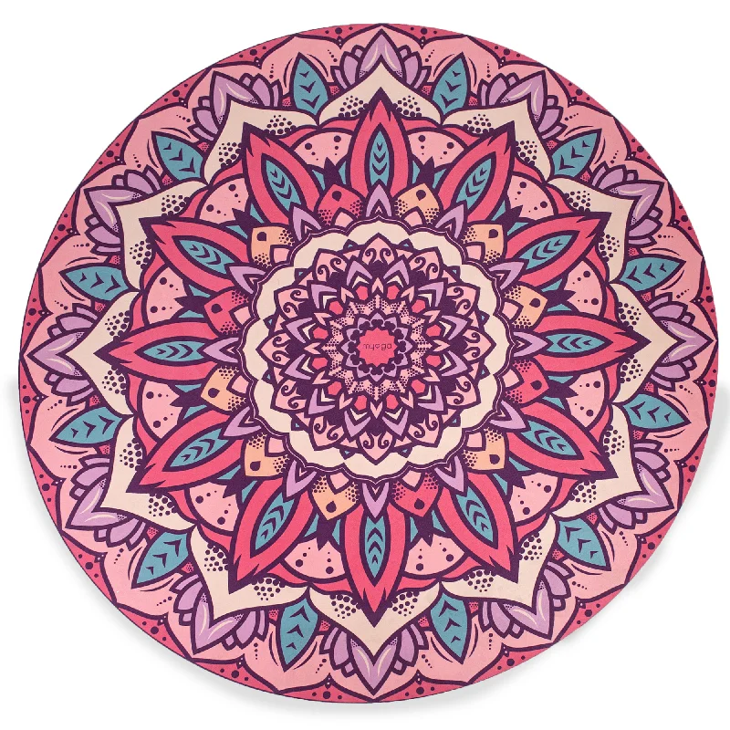 Deal Mania Round Yoga Meditation Mat - Mandala