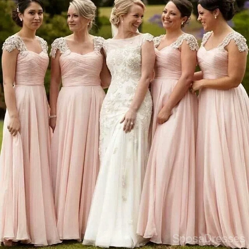 Today’s Deal Pretty Junior Cap Sleeve Blush Pink Chiffon Formal A Line Bridesmaid Dresses, WG85 Today’s Deal Pretty Junior Cap Sleeve Blush Pink Chiffon Formal A Line Bridesmaid Dresses, WG85