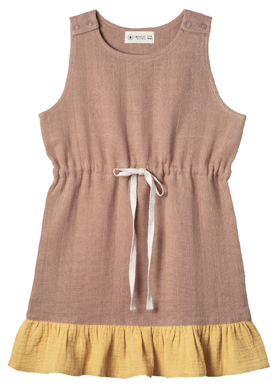 Quick Sale Muslin Jumper Dress Drawstring Sienna