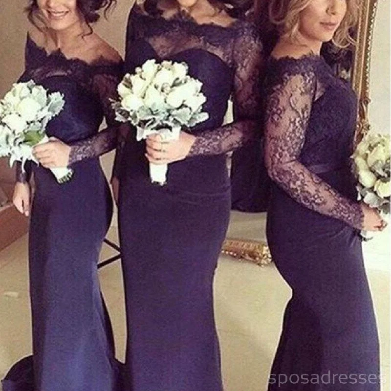 Epic Deals Sexy Long Sleeves Mermaid Lace Wedding Party Dress for Bridesmaids ,WG22 Epic Deals Sexy Long Sleeves Mermaid Lace Wedding Party Dress for Bridesmaids ,WG22