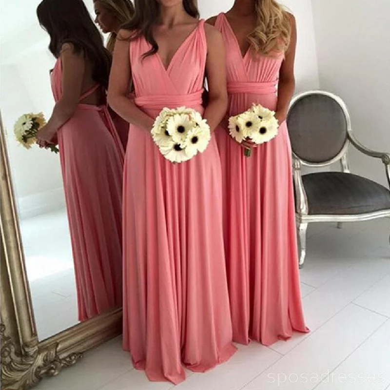 Doorbuster Deal Simple Cheap Jersey Convertible Open Back Sexy Long Bridesmaid dresses, WG45 Doorbuster Deal Simple Cheap Jersey Convertible Open Back Sexy Long Bridesmaid dresses, WG45