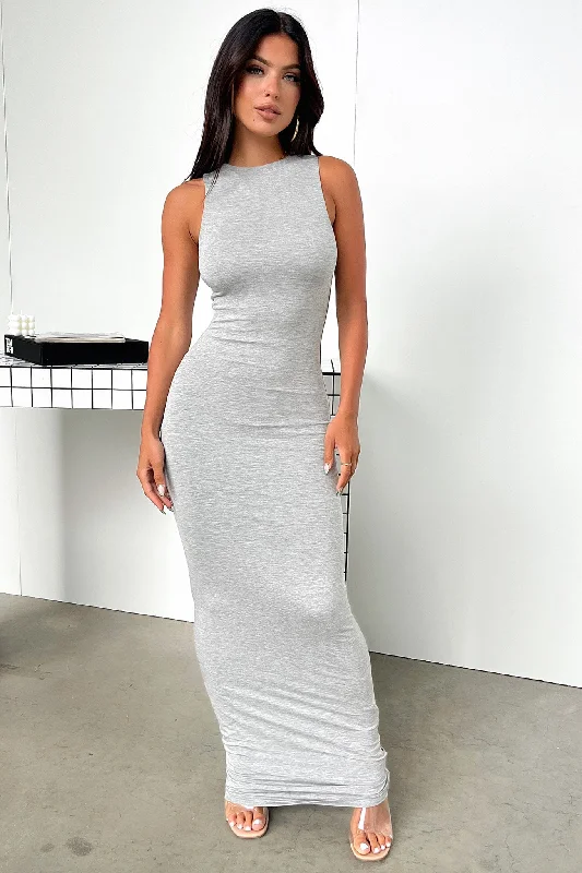 Super Sale Taleisha Maxi Dress - Grey