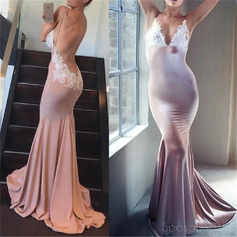 Price Reduction Spaghetti Straps Prom Dresses,Backless Prom Dresses,Sexy Prom Dresses, PD0195
