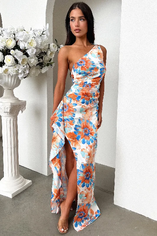 Deal Zone Elianna Maxi Dress - Blue Floral