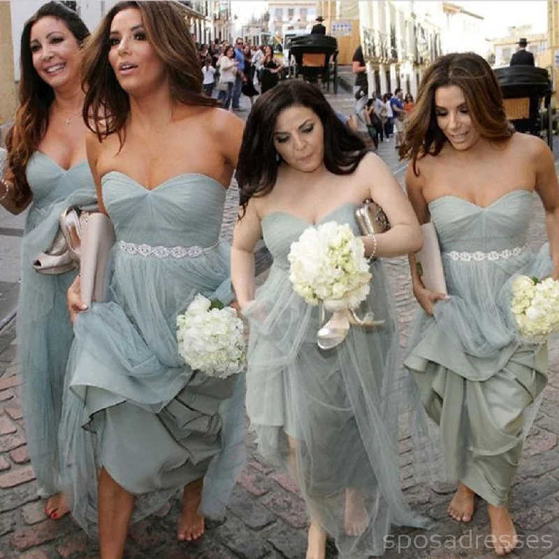 Final Markdown Unique Elegant Sweet Heart Tulle Pretty Sleeveless Long Bridesmaid Dresses, WG77 Final Markdown Unique Elegant Sweet Heart Tulle Pretty Sleeveless Long Bridesmaid Dresses, WG77