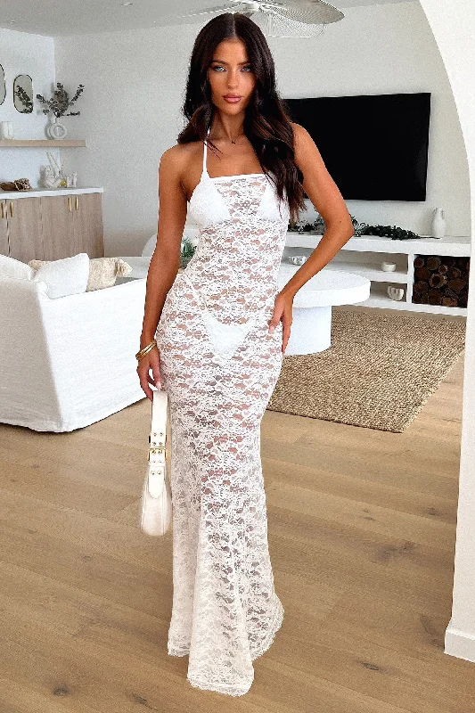 Don’t Miss Out Veradi Maxi Dress - White