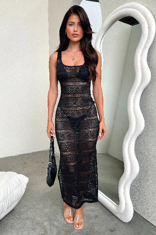 Massive Deals Sterling Maxi Dress - Black