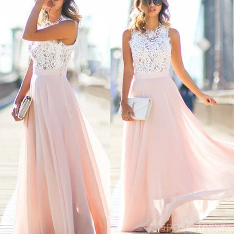 Best Deals Online Junior Unique Long Dress Formal Blush Pink Chiffon Bridesmaid Dresses, WG03 Best Deals Online Junior Unique Long Dress Formal Blush Pink Chiffon Bridesmaid Dresses, WG03