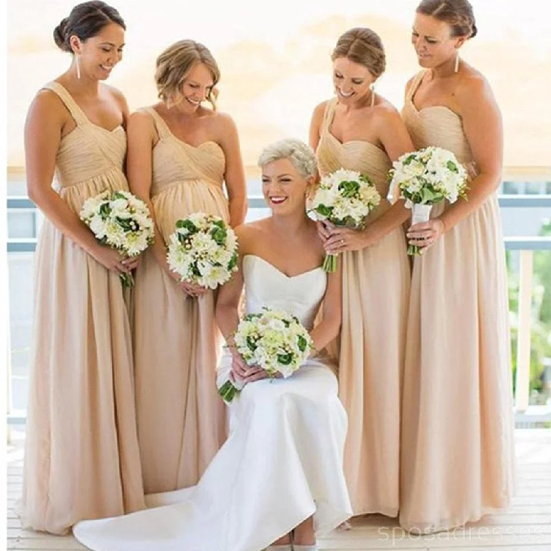 Overstock Sale Inexpensive Chiffon One Shoulder Floor-length A Line Bridesmaid Dresses, WG60 Overstock Sale Inexpensive Chiffon One Shoulder Floor-length A Line Bridesmaid Dresses, WG60