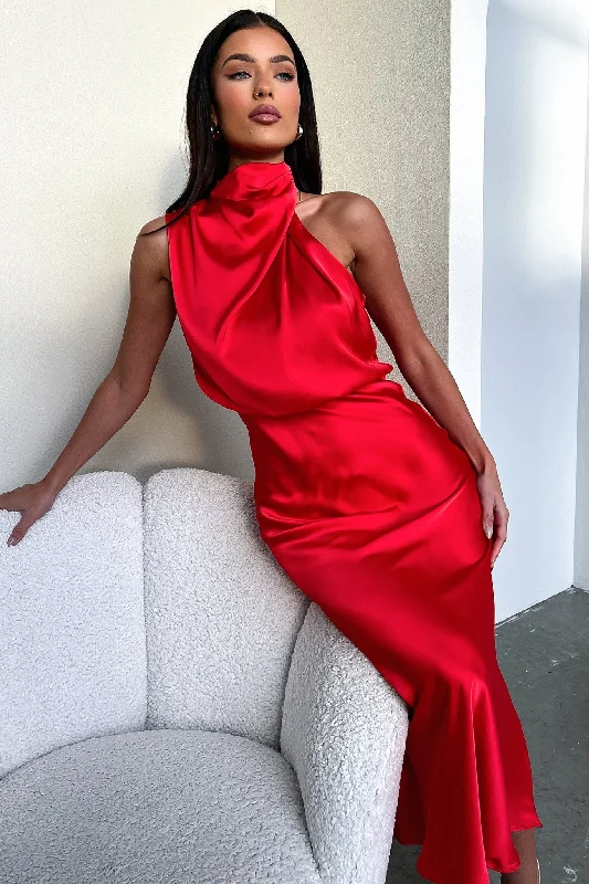 Savings Galore Santorini Maxi Dress - Red