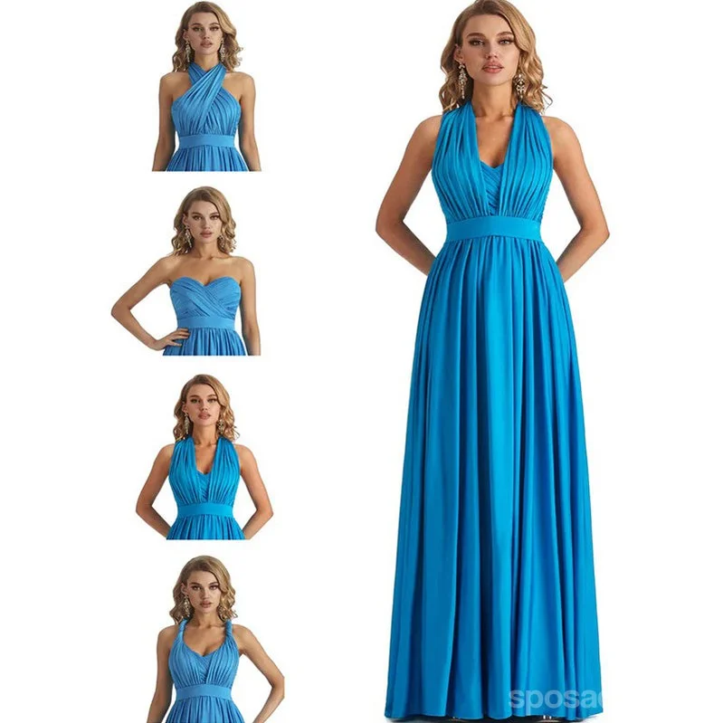 Price Cut Simple Blue Jersey High Quality Floor-Length Cheap Bridesmaid Dresses, WG80 Price Cut Simple Blue Jersey High Quality Floor-Length Cheap Bridesmaid Dresses, WG80