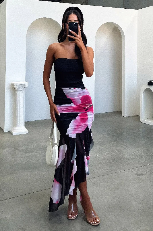 Sneak Peek Sale Alrita Midi Dress - Black