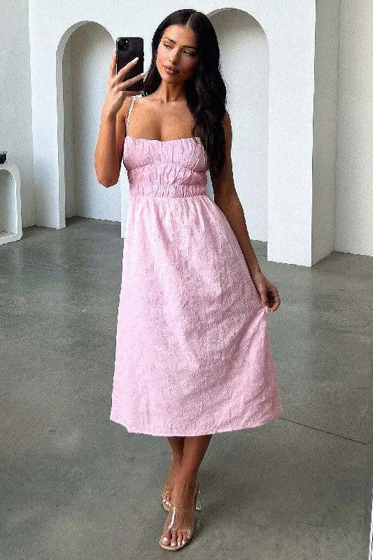 Unmissable Offer Mik Midi Dress - Pink
