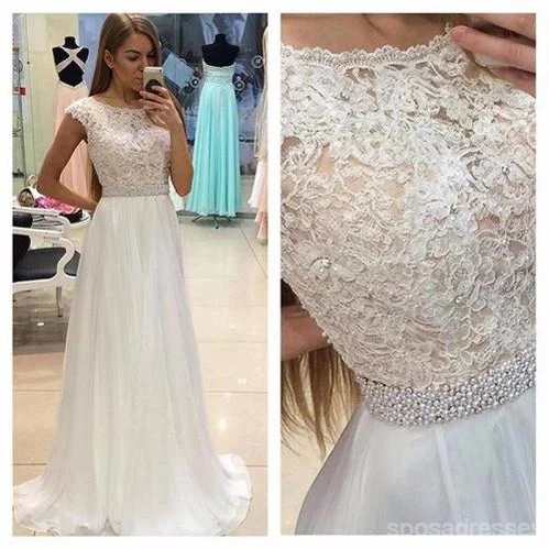 Special Promotion Lace See Through Evening Prom Dresses, Cap sleeve Party Prom Dress, Custom Long Prom Dresses, Cheap Formal Prom Dresses, 17079