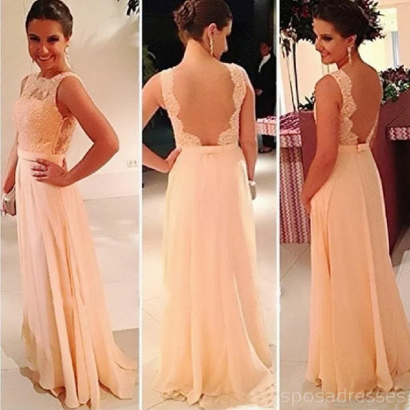 Price Meltdown Pretty Morden Lace Top Seen Through Back Chiffon Long Bridesmaid Dress, WG66 Price Meltdown Pretty Morden Lace Top Seen Through Back Chiffon Long Bridesmaid Dress, WG66