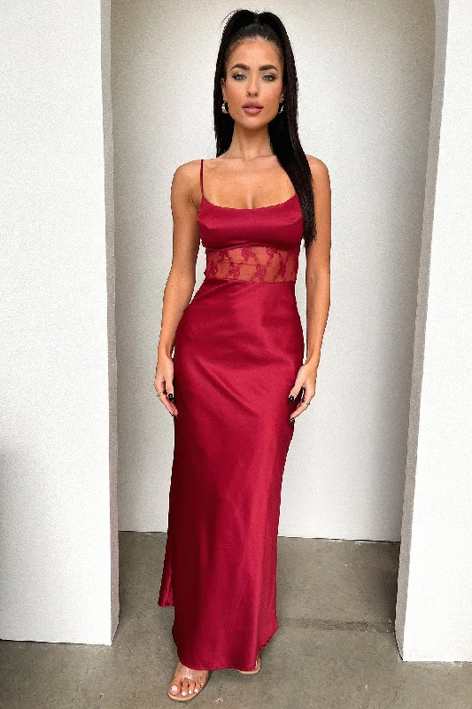New Deals Azaria Maxi Dress - Red