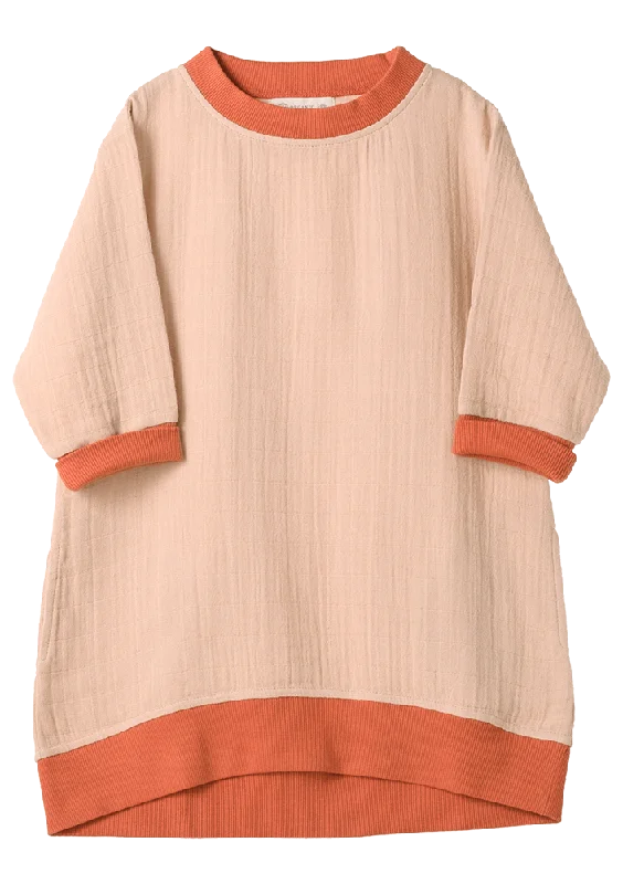 Super Deal Long-Top 3/4 sleeve Sand