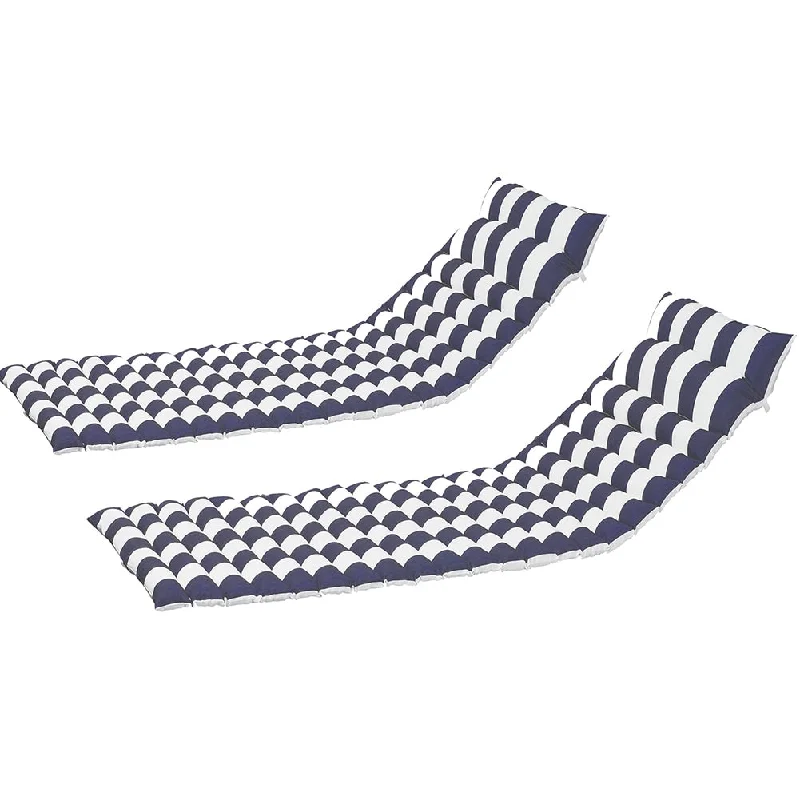 Value Deals 2 PCS Outdoor Lounge Chair Cushion Replacement Patio Seat Cushion