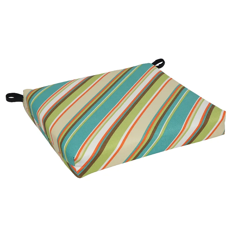 Savings Alert 20-inch by 19-inch Patterned Outdoor Chair Cushion - 20 x 19