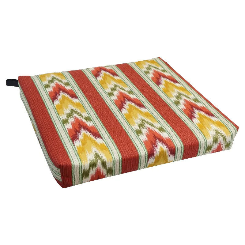 Deal Zone 20-inch by 19-inch Patterned Outdoor Chair Cushion