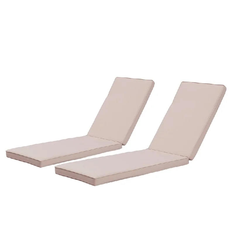 Extra Discounts 2pcs Patio Furniture Lounge Chair Cushion Replacement Seat Cushion