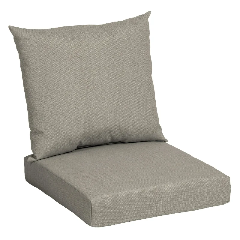 Last Chance 45" x 22.75" Solid Outdoor 2-Piece Deep Seat Cushion