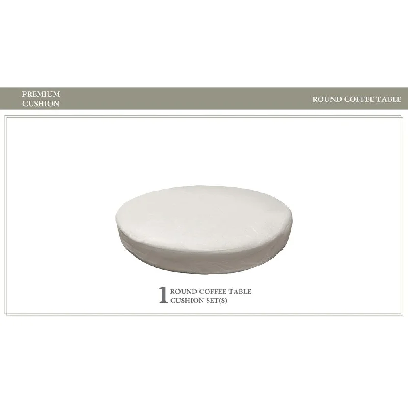 Extra Savings 6 inch High Back Cushion for Round Ottoman