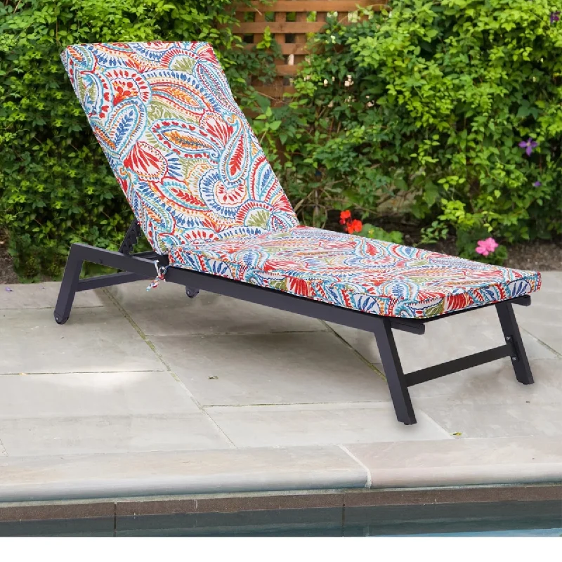 New Arrival 74.41 in. x 22.05 in. x 2.76 in. Outdoor Lounge Chair Replacement Cushion