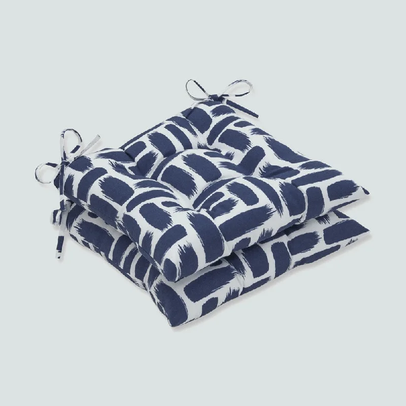 Can't Miss Baja Nautical Wrought Iron Seat Cushion (Set of 2)