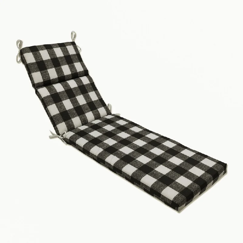 Time-Limited Offer Boulder Bay Buffalo Check Chaise Lounge Cushion by Havenside Home