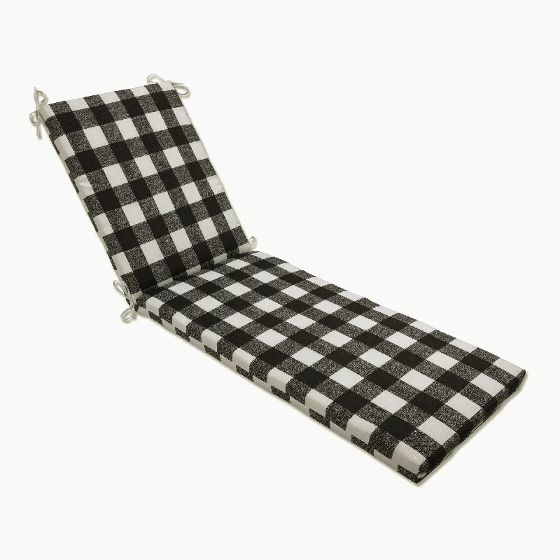 Shop and Save Boulder Bay Buffalo Check Chaise Lounge Cushion by Havenside Home