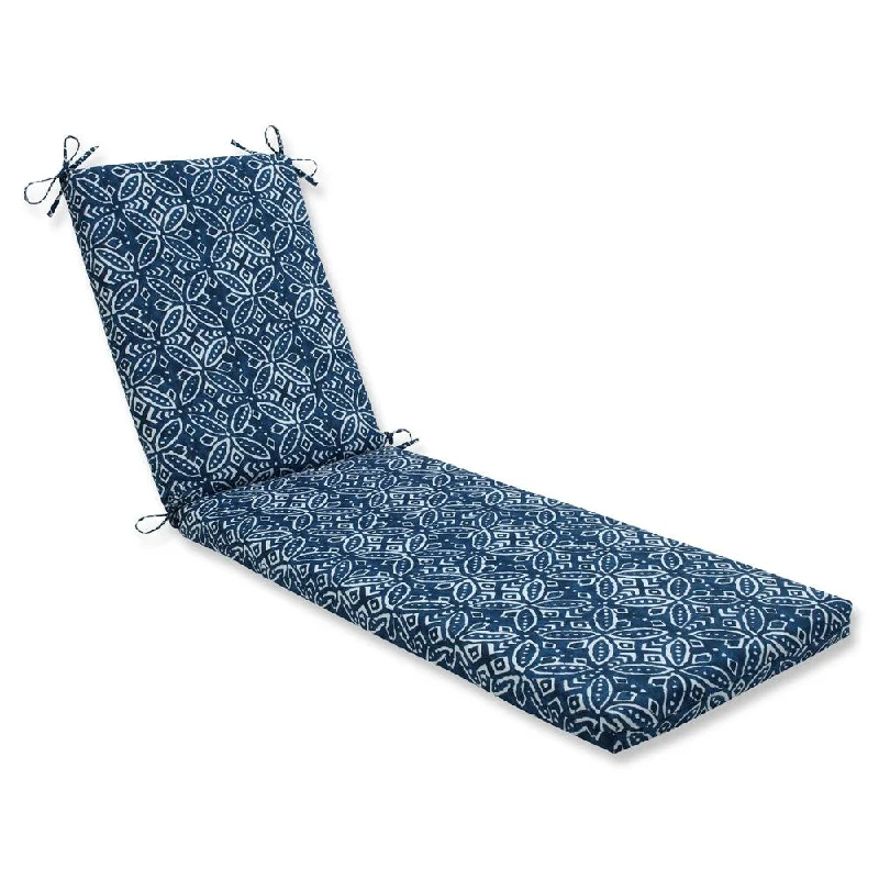 Limited Time Offer Boulder Bay Indigo Chaise Lounge Cushion by Havenside Home