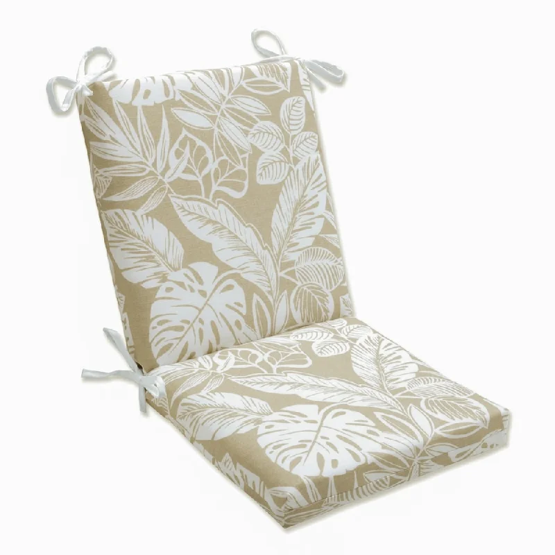 Discount Extravaganza Delray Natural Squared Corners Chair Cushion - 36.5 X 18 X 3